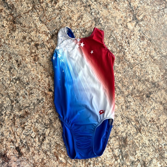 Red white and blue GK leotard - Picture 2 of 3